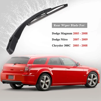 Aizmugures Loga Tīrītāju slotiņu & Vējstikla Tīrītāji Roku, lai Dodge Magnum 2005. - 2008. Gads,Dodge Nitro 2007. - 2009. Gada,Chrysler 300C 2005. - 2008. gadam 514065