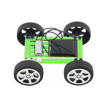 Mini Saules DIY Automašīnas Komplektu Montāžas Saules Powered Rotaļlietas DIY Sīkrīkus Tehnoloģiju Smart Izglītības Rotaļlietas, Dāvanu Sākumskolas Skolēniem