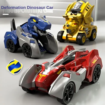 Deformācijas Dinozauru Auto Rotaļlietas Sadursmes Transformācijas Transportlīdzekļa Plastmasas Inerces Modeļa Automašīnas Diecasts Rotaļlieta Puika Dāvanu Bērniem Bērnu Rotaļu