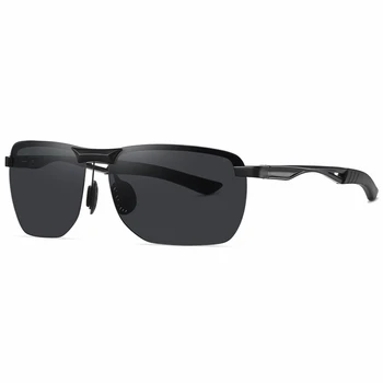Vīrieši Photochromic Polarizētās Saulesbrilles, Alumīnija Magnija Kājas Modes Stariem Zīmola Dizainere Vīriešu Braukšanas Saules Brilles Vīriešiem UV400