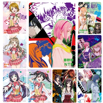 Yuuki Asuna Haruno Sakura Dieviete Stāsts Vasaras krāsošana Anime attēls PR NTR kolekcija kartes, bērnu galda spēles rotaļlietas Dzimšanas dienas dāvana