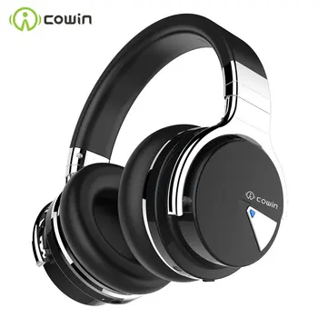 COWIN E7[Modernizētas] Aktīvās Trokšņu Slāpēšanas Bezvadu Bluetooth Austiņas, Dziļi Bass Bluetooth 5.0 Austiņas ar Mic 30H Ilgums