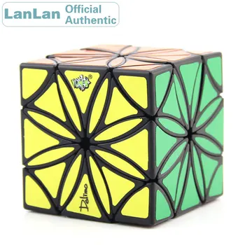LanLan Ziedu Magic Cube Ziedlapiņu Cubo Magico Profesionālās Neo Ātrums Puzzle Antistresa Izglītojošas Rotaļlietas Bērniem