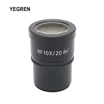 Viens gabals WF10X/22 WF10X/20 Okulāru Stereo Mikroskopu Augsta Acu punkta Pilnībā Pārklāta Optiskā Acu Lēcu WF10X 10X 30mm 30.5 mm
