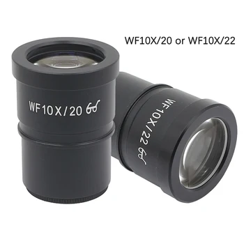 Viens gabals WF10X/22 WF10X/20 Okulāru Stereo Mikroskopu Augsta Acu punkta Pilnībā Pārklāta Optiskā Acu Lēcu WF10X 10X 30mm 30.5 mm Attēls 2