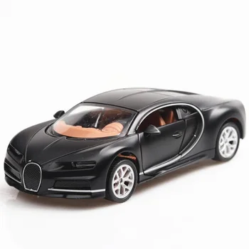 1:36 Bugatti Chiron Mēroga Rotaļlietu Metāla Sakausējuma Sporta Auto Diecasts Transportlīdzekļu Modelis Miniatūrā Rotaļlietas Bērniem, Bērnu Kolekcija A129 Attēls 2