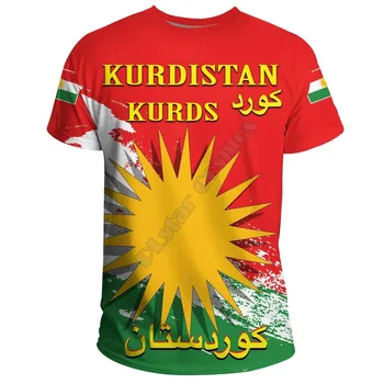 PLstar Cosmos Kurdiem/Kurdistānas/Nīderlande T-Krekli 3d Visas Iespiests t krekli, t-veida, Vīriešiem, Sievietēm Harajuku īsām piedurknēm