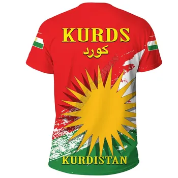 PLstar Cosmos Kurdiem/Kurdistānas/Nīderlande T-Krekli 3d Visas Iespiests t krekli, t-veida, Vīriešiem, Sievietēm Harajuku īsām piedurknēm Attēls 2