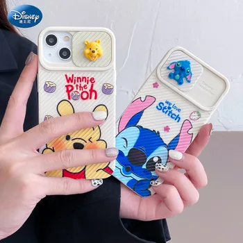 Disney Gudrs Vinnijs Pūks Dūriens Soft Case for iPhone 13 12 11 Pro Max XR-X XS Max 8 7 Plus Tālruņa Vāciņu Silicong Anti-kritums Attēls 2