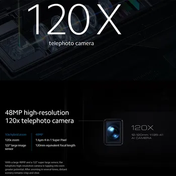 Pasaules ROM Xiaomi Mi 11 Ultra 256 GB / 512 GB 5G Viedtālrunis Snapdragon 888 50MP Kamera 67W Ātrās Uzlādes 120HZ AMOLED KN Versija Attēls 2