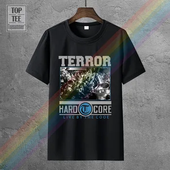 Uzvaru Ieraksti Terora Band Hardcore Foto Logo T Krekls Uzdrukāts Tīras Kokvilnas T Krekls Vīriešiem
