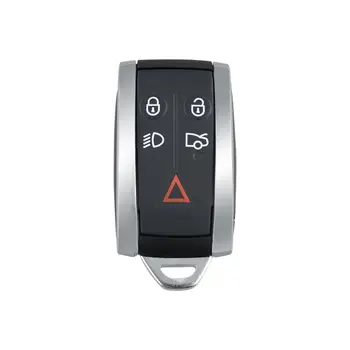 2022. gadā JAUNU automašīnu atslēgu apvalks gadījumā par Jaguar X TYPE S XKR XF XK Land Rover 5 pogas tālvadības smart atslēgu fob, ja apvalks asmens Attēls 2