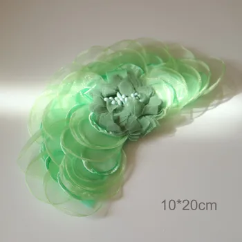 1pc DIY 3D izšuvumi, ziedu Ielāpus apģērbu korejas ziedu bowtie ielāpus maisos dekoratīvus parches aplikācijas šūšanas kuģiem Attēls 2