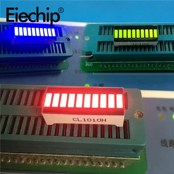 Led Displeja Modulis, sarkanā, zilā zaļā gaisma, bārs,10-segmentu LED digitālo caurules 20 tapas 8 rakstzīmju 25x10mm DIY LED displeji Arduino