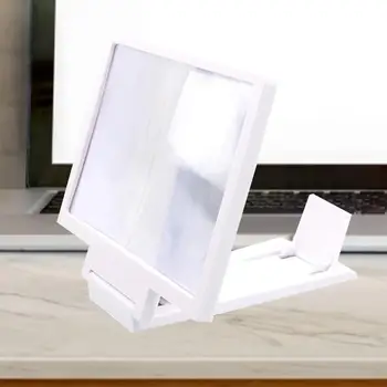 3D Mobilā Tālruņa Ekrānā Video Lupa Stikla HD Saliekamais Statīva Turētājs Izturīgs ABS Objektīvs Universālā Paplašinātās Acu Aizsardzība Turētājs Attēls 2