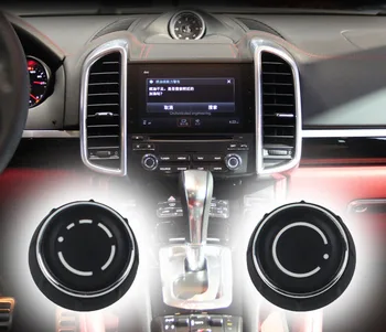 Audio Slēdzis Vāciņu CD Multivides Skaļuma regulēšanas Slēdža Pogu Porsche Cayenne Panamera Maca