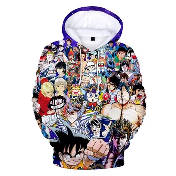 No 2 līdz 14 gadiem, bērni, pelēkā vārna, Anime rakstzīmes, apģērbu zēni meitenes 3D hoodies sporta krekls harajuku streetwear jaka bērnu drēbes Attēls 2