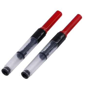 1pc Universālā Tintes Pildspalva Melna Sarkana Tinte Converter Sūknis Kasetņu Uzpilde Converter 6.5 cm Burvju Triks Attēls 2