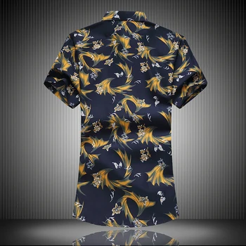 Modes 9 Stila Dizainu ar Īsām Piedurknēm Ikdienas Krekls Vīriešu Drukāt Beach Blūze 2022 Vasaras Apģērbu Plus Āzijas Izmēra 5XL 6XL 7XL Attēls 2