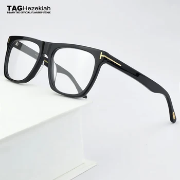 Ir 2021. jaunu TF0513 brilles rāmis vīriešu Retro Vintage zīmolu acs briļļu rāmji sievietēm laukumā modes tuvredzība recepšu brilles