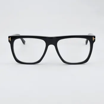 Ir 2021. jaunu TF0513 brilles rāmis vīriešu Retro Vintage zīmolu acs briļļu rāmji sievietēm laukumā modes tuvredzība recepšu brilles Attēls 2