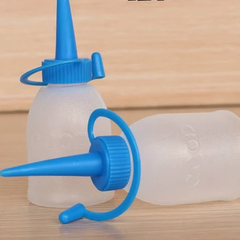 30ml Sabiezējumu plastmasas pudeles Līme Eļļas pudelīti tip Oiler Ūdens pudeli Eļļas Izvads Adatu Padoms Aplikatoru Precīzi Pudele Attēls 2