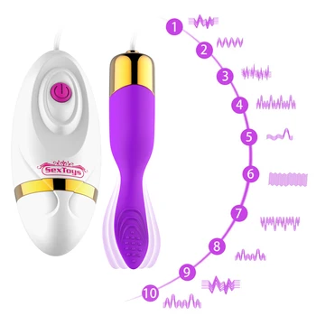 Spēcīgs Vibrējošais Ola Tounge Licking Vibrators Maksts Bumbu, 10 Ātrumiem Klitora Stimulators G Spot Massager Seksa Rotaļlietas Sievietēm Attēls 2