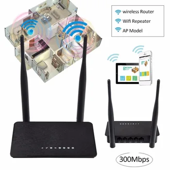 KuWFi Wifi Router 300Mbps Bezvadu Wifi Repeater Bezvadu Paplašinātāju 2.4 Ghz Smart Wifi Rūteris, MT7628KN Mikroshēmojums Ar Antenas 2gab
