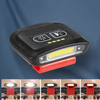 LED Zvejas Lukturu Ūdensizturīgs Indukcijas Slēdzis Darba Klipu Klp Gaismu Uzlādējams kabatas Lukturītis Lukturis Mini Portatīvo Kempings