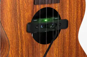 DUBULTĀ U0 havajiešu ģitāra Pikaps transacoustic Sistēmas Koris Kavēšanās Reverb Efekti Soundhole Dual Channel Uzņemt Akustisko havajiešu ģitāra daļas