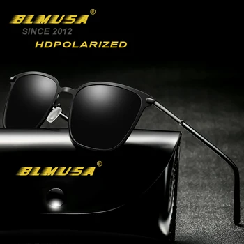 CLLOIO ir 2021. Jaunas Polarizētās Saulesbrilles Vīriešiem Metāla Vadītājam Nakts Redzamības Brilles Dizaina UV400 Laukumā Uzņēmējdarbības Saules Brilles Forši Vīrieši Attēls 2