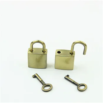 10Pcs Soma Metāla Aizdare Savukārt Twist Lock Piekaramās slēdzenes ar Atslēgu DIY Somas Maku Somā Aparatūras Slēgšanas Daļa Piederumi Attēls 2
