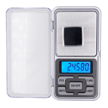 200g x 0.01 g Elektronisko Kabatas Rotaslietas 5 atslēgas mēroga LCD Ciparu Skalu, Svaru, sabalansētu ar mazumtirdzniecības kastē 30%off Attēls 2