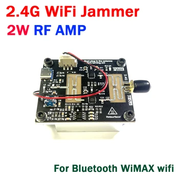 2.4 G WiFi pretbloķēšanas signāla Bloķētājs Frekvences traucējumi vairogs 2W RFamplifier par 2.4 GHZ, WIFI, WiMAX, Bluetooth