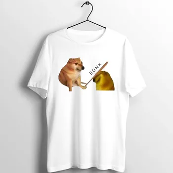 Tshirt Sieviešu Lielgabarīta T Krekls Bonk Même Doge Smieklīgi Mākslas Darbus Drukāt Tee Swole Doge Drukāt Pamata Gadījuma Īsām Piedurknēm Topi, T-Veida