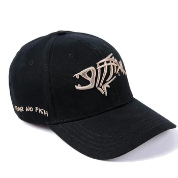 2022 Jaunu Regulējams Fishbone Izšuvumi Beisbola Cepure Vīriešiem Hat Visor Vasaras Hip Hop Snapback Cepures Trucker Unisex Cepure Melnā Saule