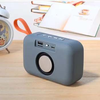 Mini Bluetooth Skaļrunis Portatīvo Bezvadu Ūdensizturīgs Āra augstas precizitātes 3D Stereo MP3 Atskaņotājs Atbalsta FM Radio, SD Kartes un USB Attēls 2
