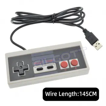 2GAB Vadu USB Kursorsviru, lai Datoru NES USB PC Gamepad Spēļu NES Spēles USB Conroller Spēle Joypad Attēls 2